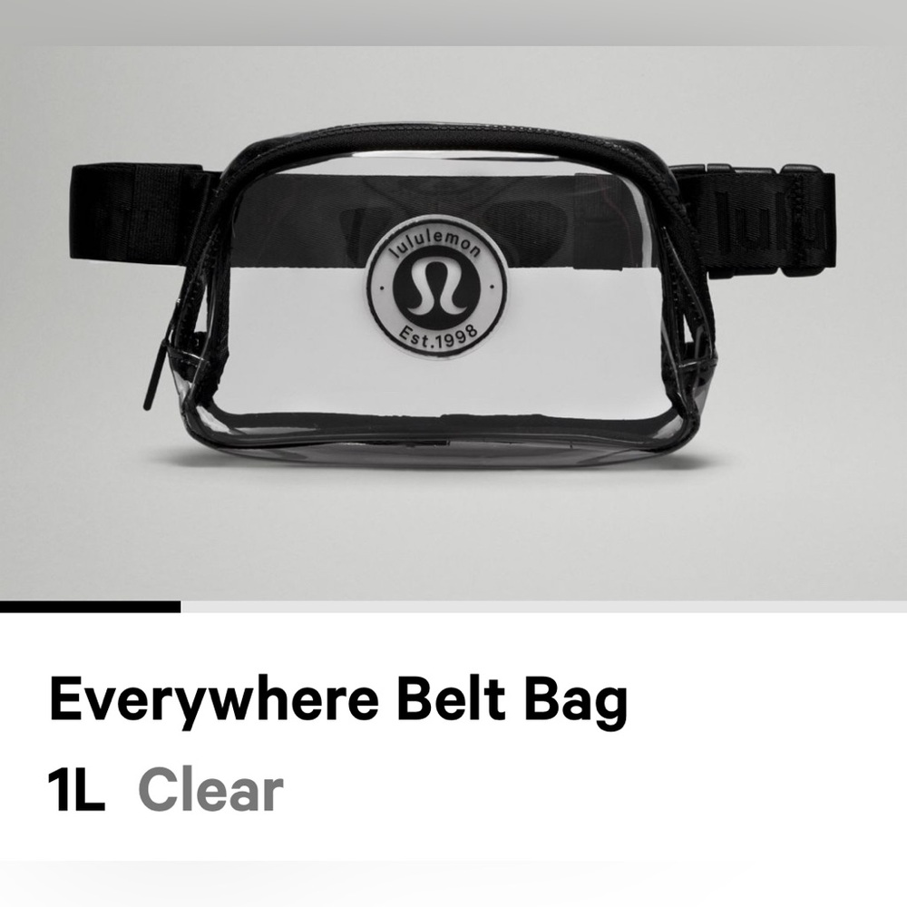 Lululemon Everywhere Crossbody Bag 1L Clear